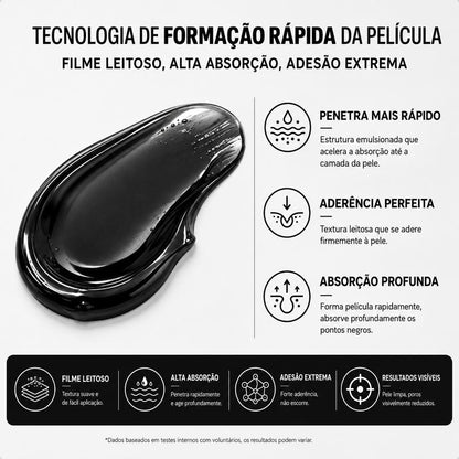LANBENA Máscara Removedora de Cravos 2.0 com Carvão de Bambu
