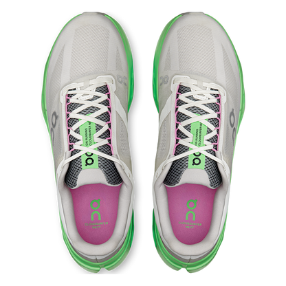 Tênis On Cloudsurfer Next Masculino - Cinza lobo / Verde melão - vista 3