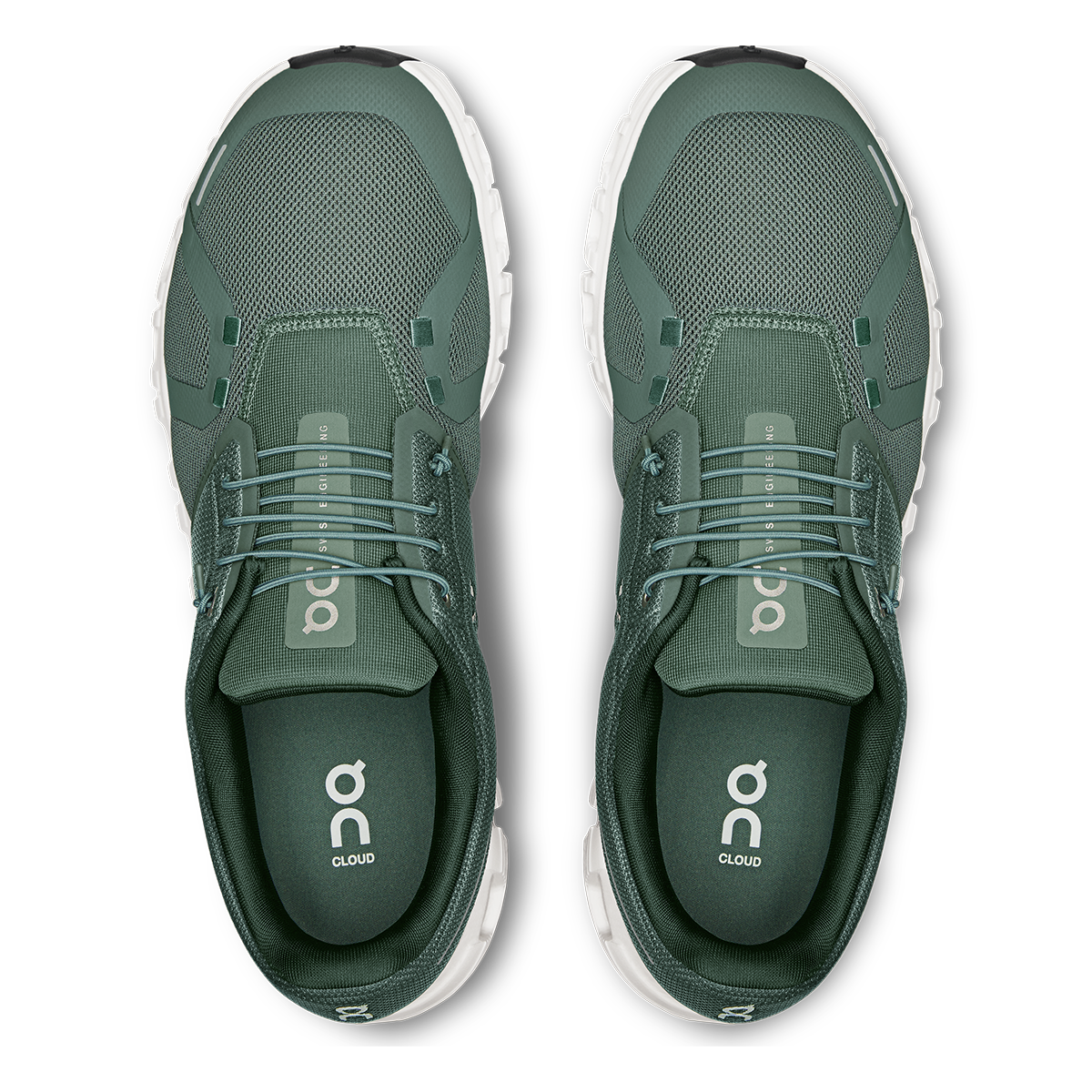 Tênis On Cloud 6 Masculino - Verde oliva / Verde escuro - vista 3