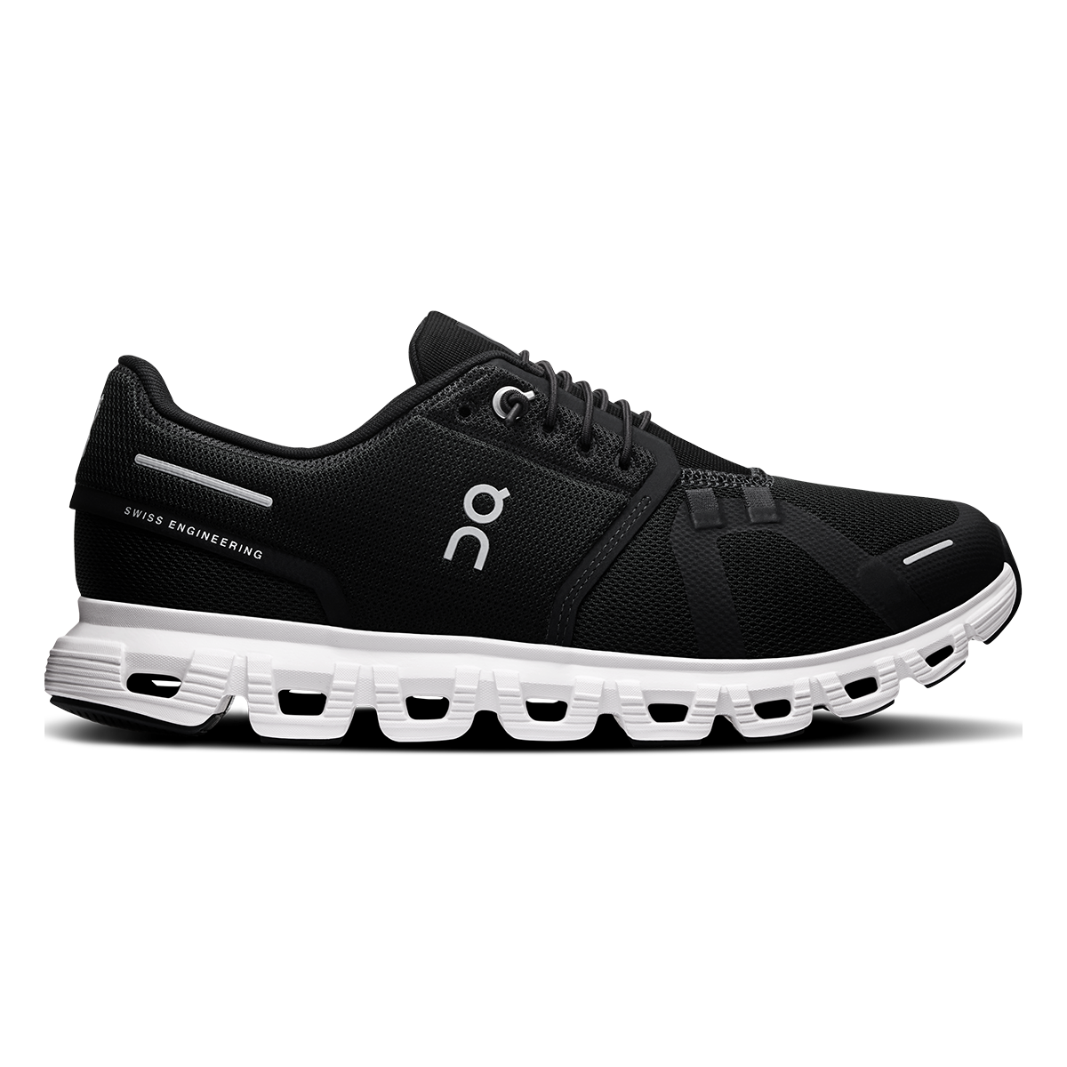 Tênis On Cloud 6 Feminino - Preto / Branco - vista 1