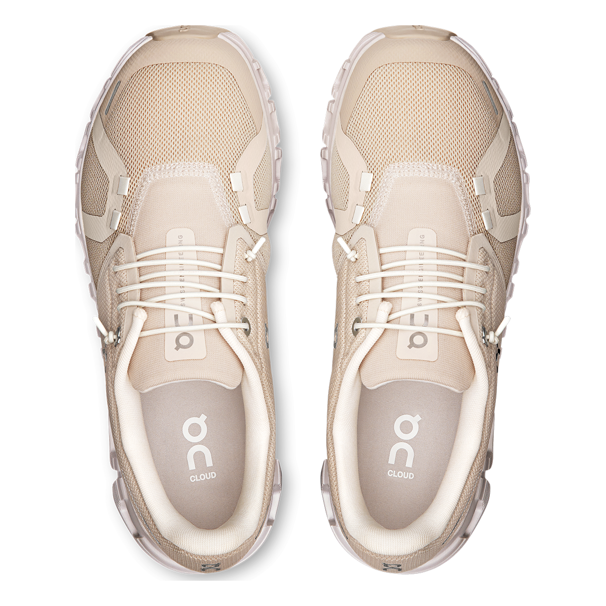 Tênis On Cloud 6 Feminino - Pérola / Branco - vista 3