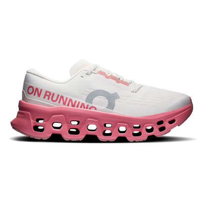 Tênis On Cloudmonster 3 Feminino - Marfim / Rosa camélia - vista 1