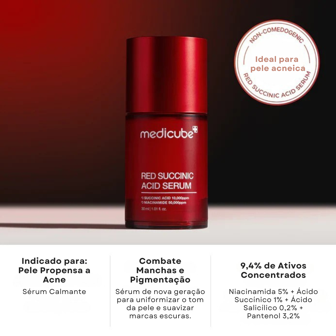Sérum de Ácido Succínico Vermelho