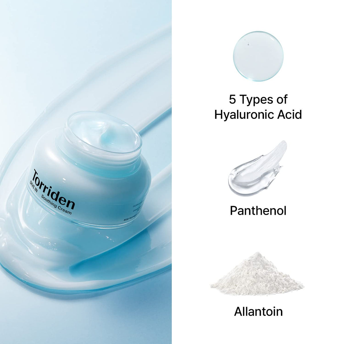 TORRIDEN - Creme Calmante Dive In Ácido Hialurônico de Baixa Molecularidade 100ml