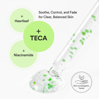 Sérum em Cápsulas de Heartleaf e Teca – Gotas Calmantes