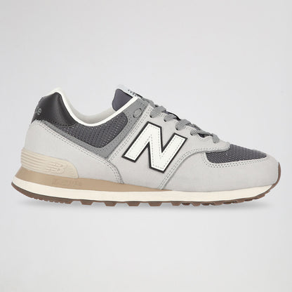 Tênis New Balance 574 Unissex - Cinza / Branco - Foto 1