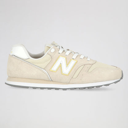 Tênis New Balance 373 EVA Feminino - Creme / Amarelo - Foto 1