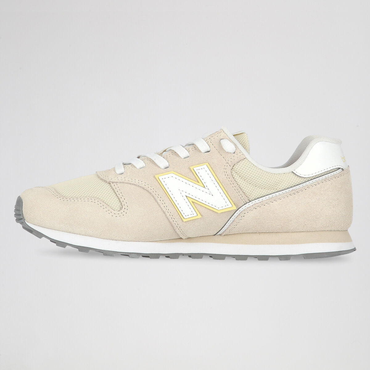Tênis New Balance 373 EVA Feminino - Creme / Amarelo - Foto 2