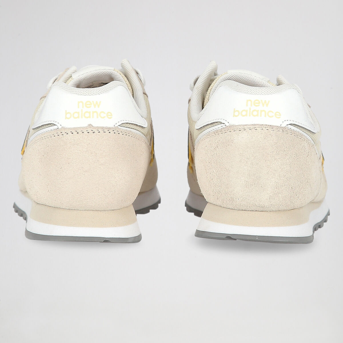 Tênis New Balance 373 EVA Feminino - Creme / Amarelo - Foto 3