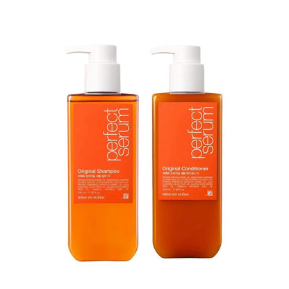 Mise en Scène - Duo Perfect Serum - Shampoo 530ml + Condicionador 530ml + Brinde Espuma Facial Misteriosa 50g