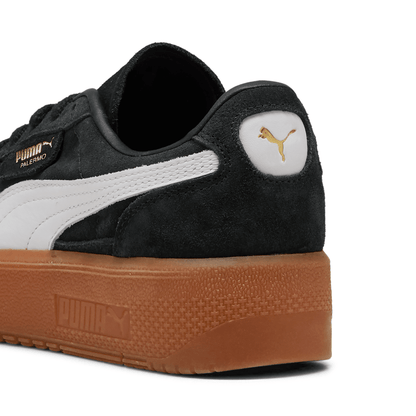 Tênis Puma Palermo Elevata Feminino - Preto / Branco / Caramelo - Foto 3