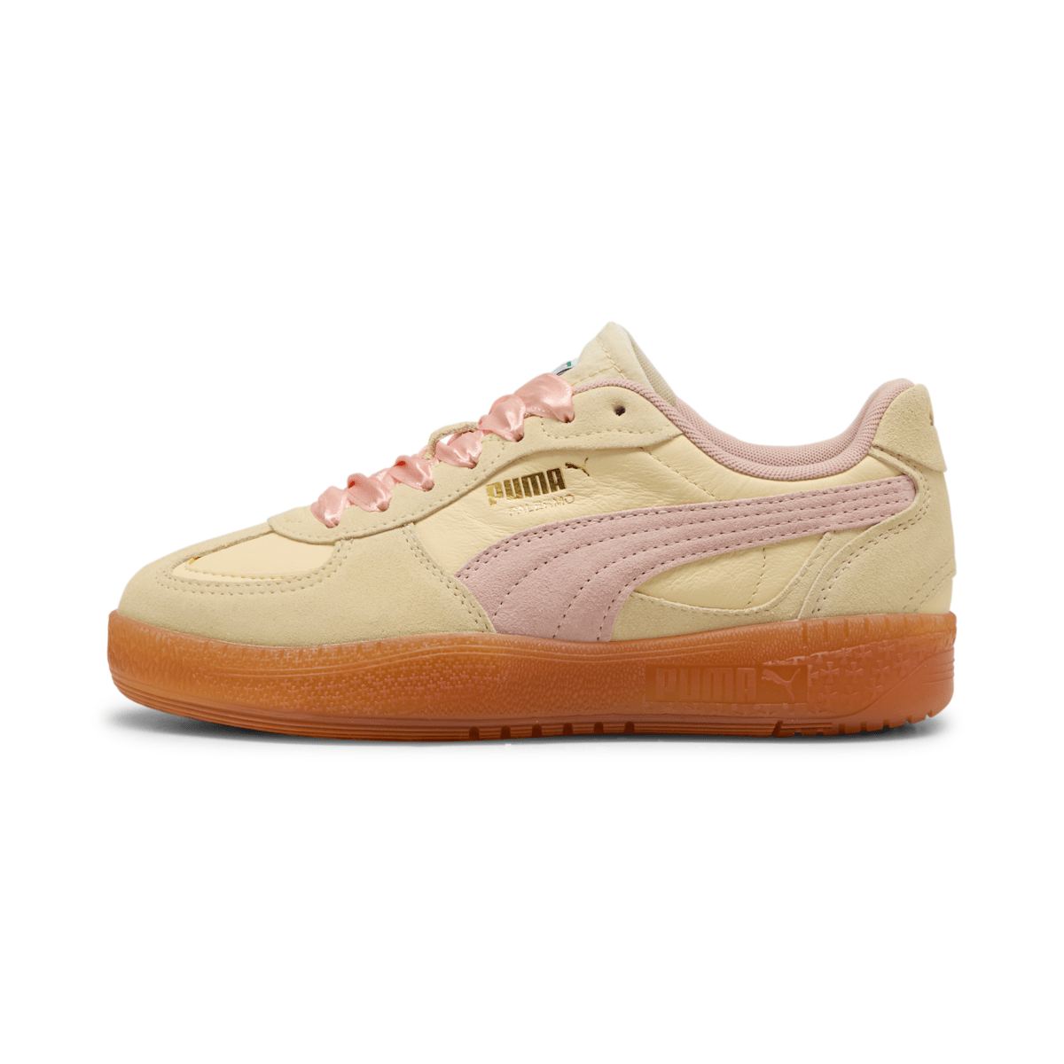 Tênis Puma Palermo Moda Feminino - Baunilha / Rosa quartzo - Foto 1