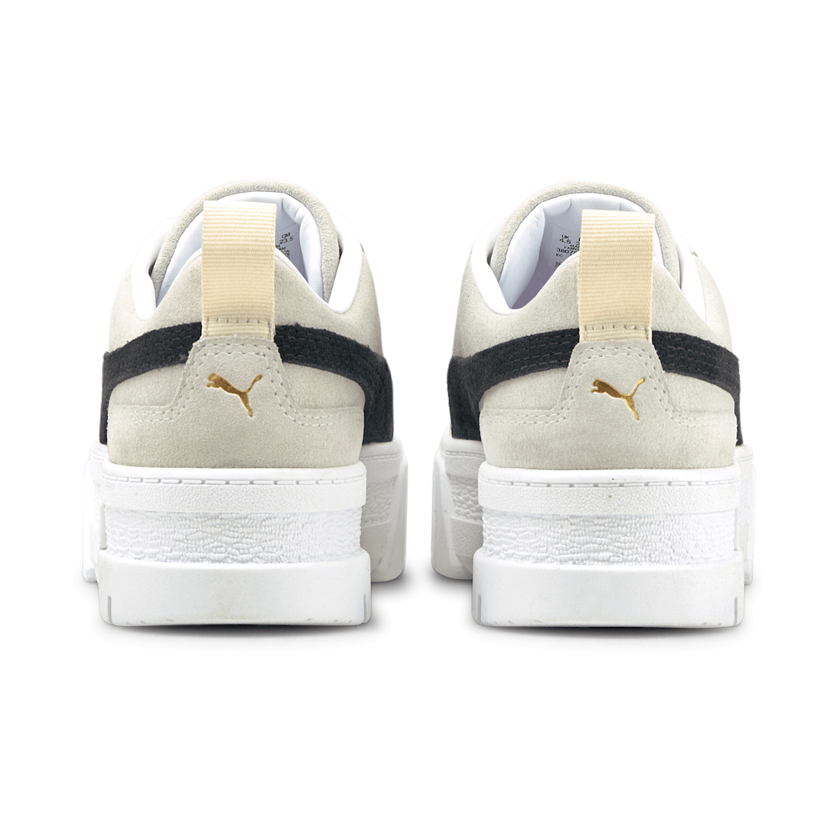 Tênis Puma Mayze Feminino - Marfim / Preto - Foto 3