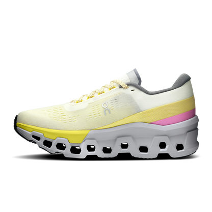 Tênis On Cloudmonster 2 - Marfim / Verde lima - Feminino - vista 4